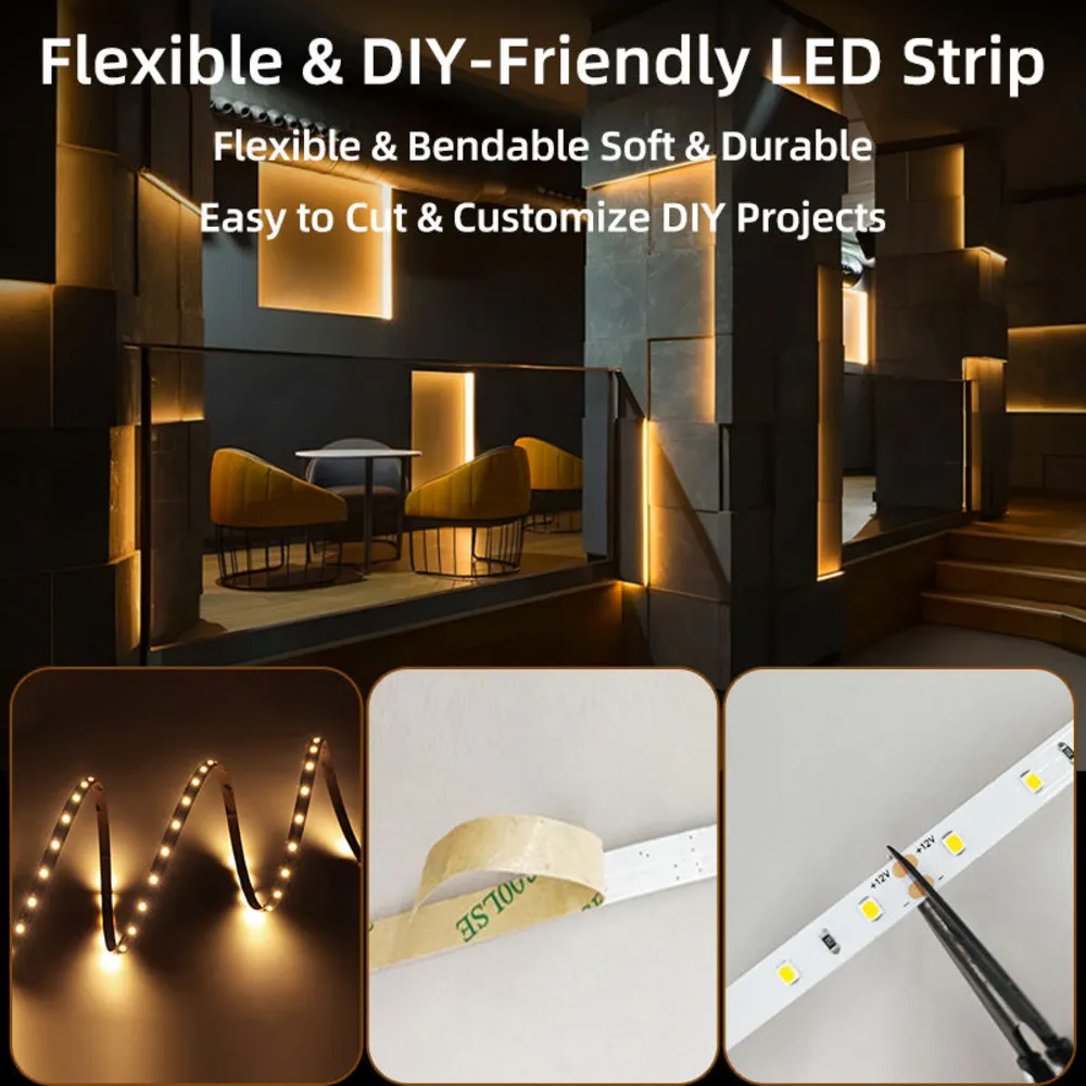 LED LINEAR STRIP 12V24V 8mm 2835 60D - Image 5